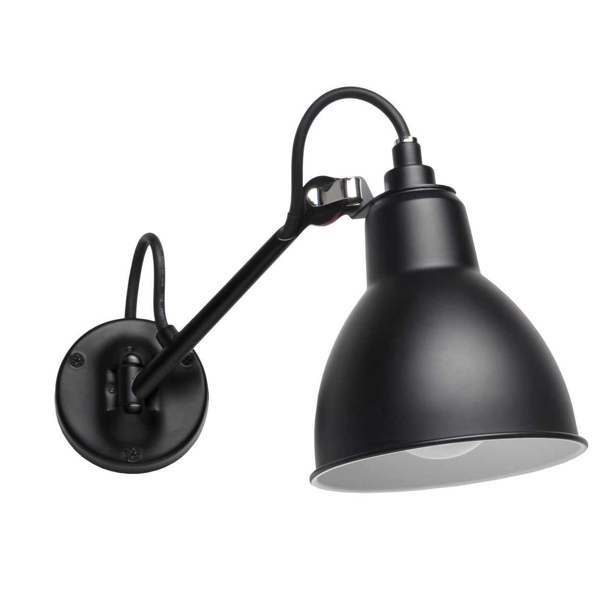 N104 Bathroom Wall Lamp Black/ Polycarbonate – DCWéditions