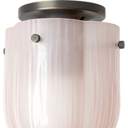 Seine Ceiling Light Burnished Brass/ Coral