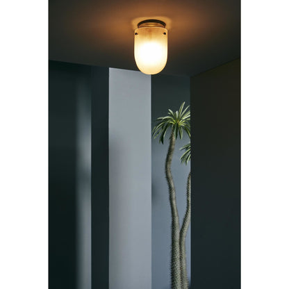 Seine Ceiling Light Burnished Brass/ Coral