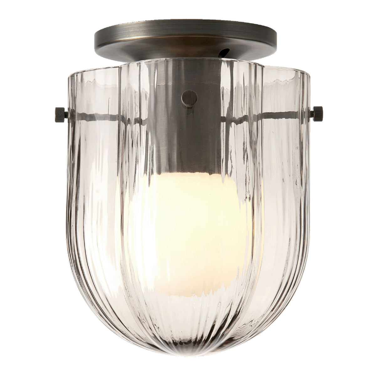 Seine Ceiling Light Burnished Brass/ Coral