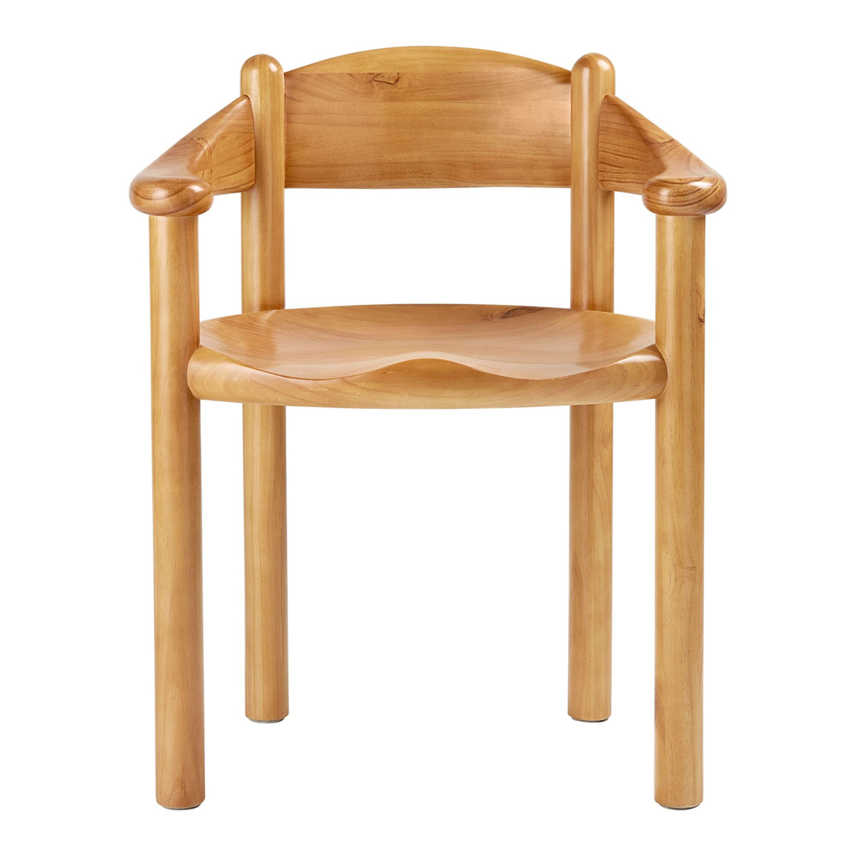 Daumiller Dining Chair with Armrests Golden Pine