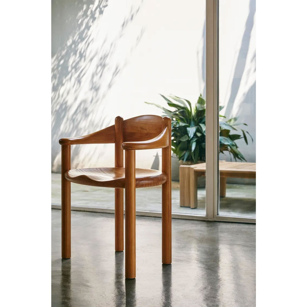 Daumiller Dining Chair with Armrests Golden Pine
