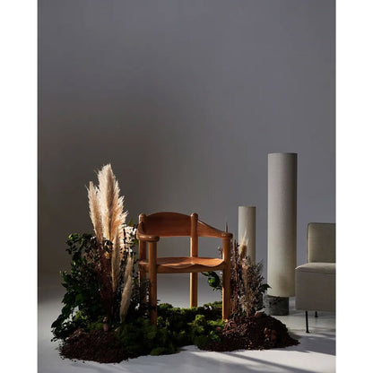 Daumiller Dining Chair with Armrests Golden Pine