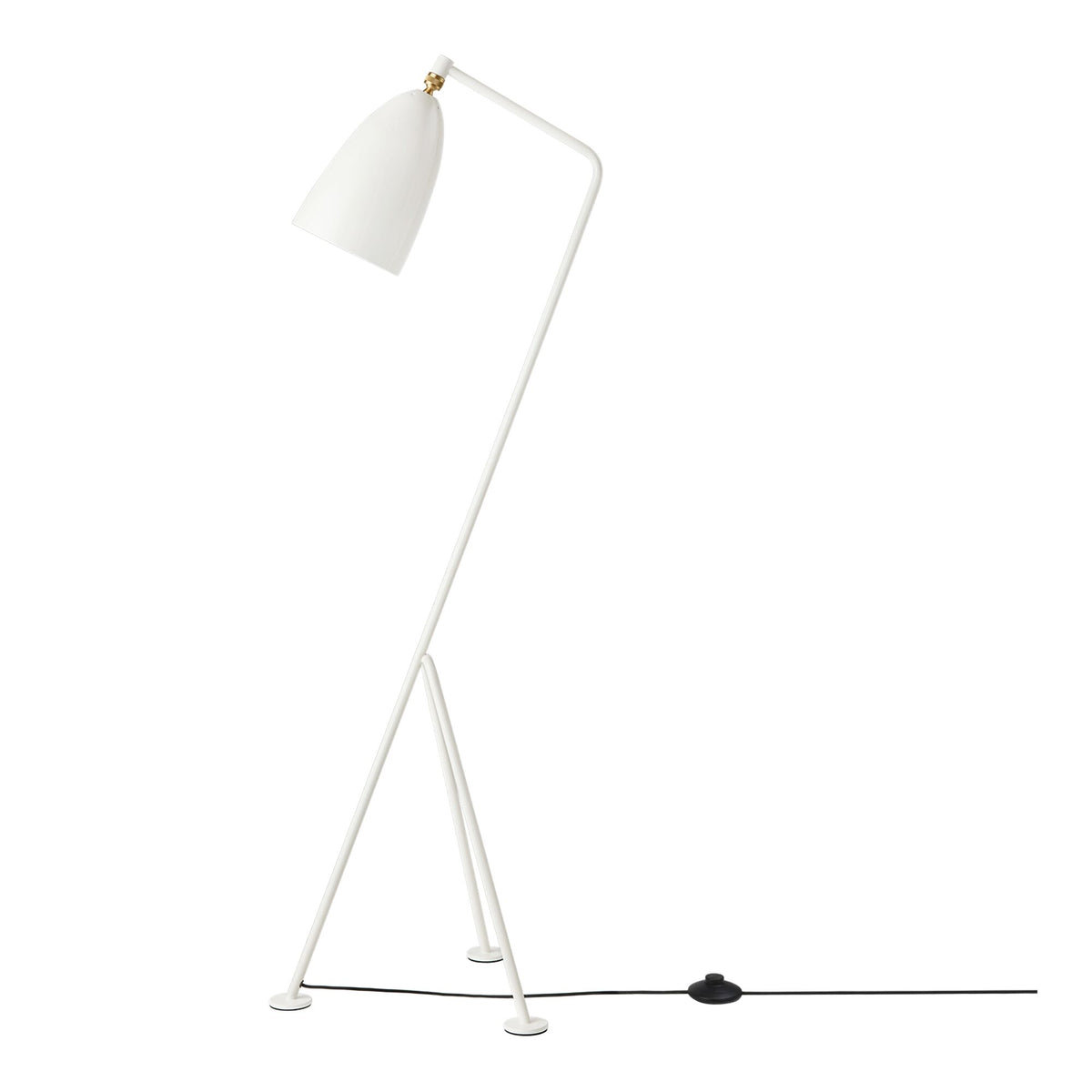 Grossman Collection Gräshoppa Floor Lamp Glossy Alabaster White
