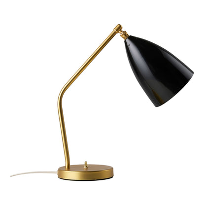 Gräshoppa Table Lamp Brass/ Canvas