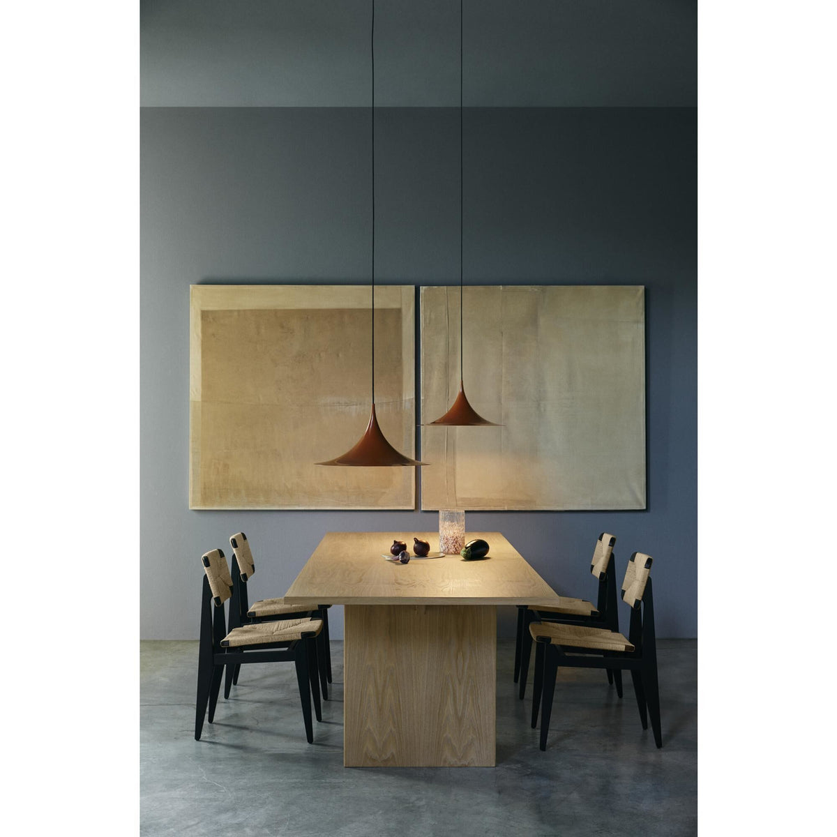 Semi Pendant Medium Blank Fennel Seed