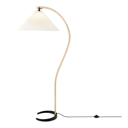 Timberline Floor Lamp Oak and Birch/ White