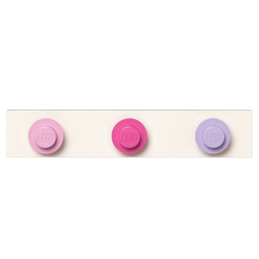 Lego Wall Hanger Rack by Room Copenhagen #dark pink - light pink - light purple #