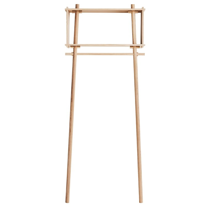 Töjbox coat rack by Woud #small, oak #