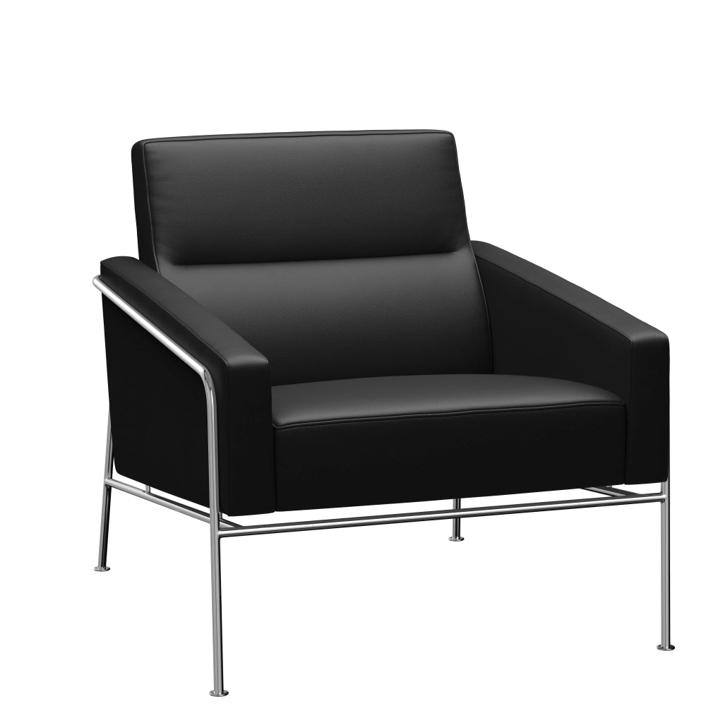 Series 3300™ Leather Lounge Chair by Fritz Hansen #Aura | Black