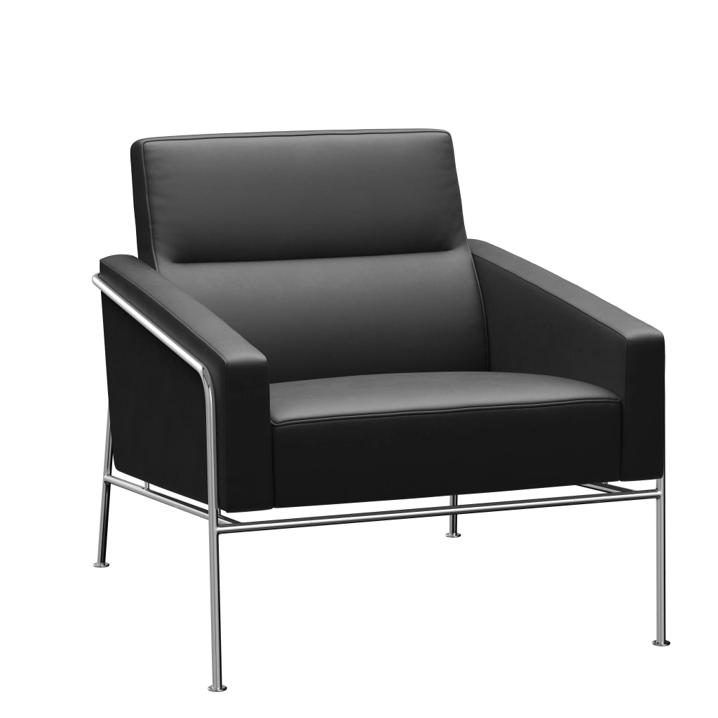 Series 3300™ Leather Lounge Chair by Fritz Hansen #Essential | Black