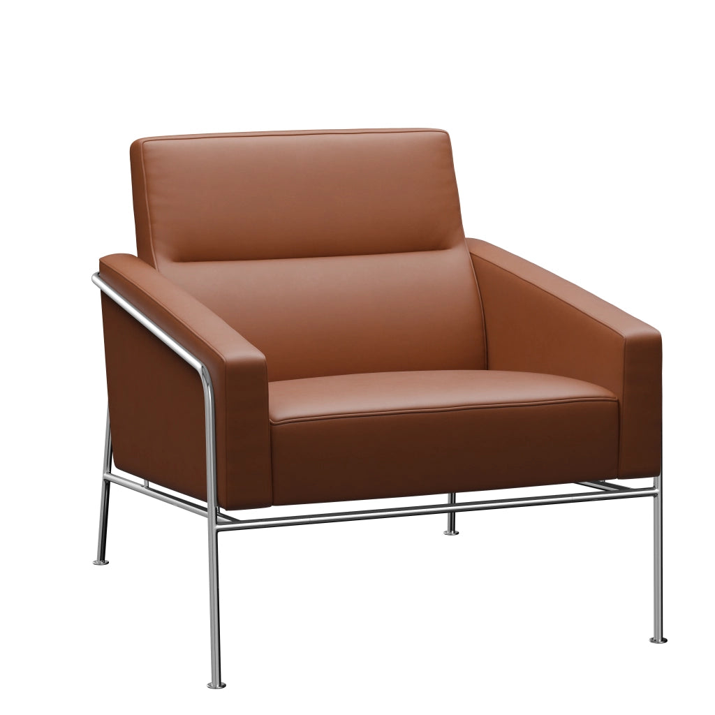 Series 3300™ Leather Lounge Chair by Fritz Hansen #Essential | Walnut