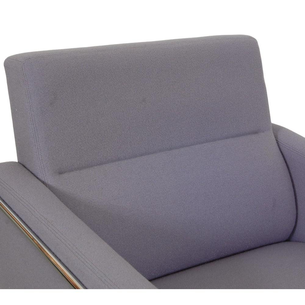 3301 Airport Chair in Purple Fabric from Arne Jacobsen, 1980s