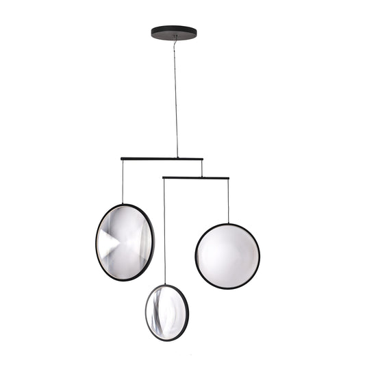 DCW Focus X3 Chandelier Matt Black