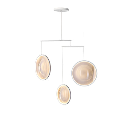 DCW Focus X3 Chandelier Matt White