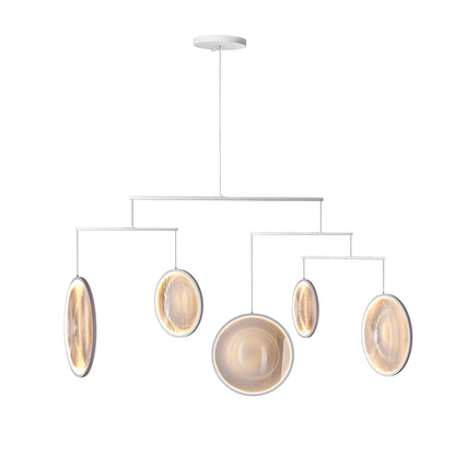 DCW Focus X5 Chandelier Matt White