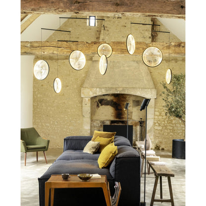 DCW Focus X5 Chandelier Matt White
