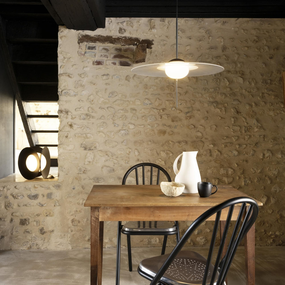 DCW Mono 400 Pendant Black/ White