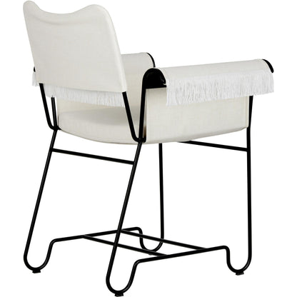 Tropique Dining Chair With Fringes Black/ Leslie 06