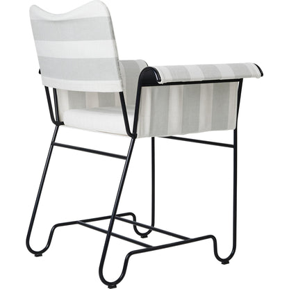 Tropique Dining Chair Black/ Leslie Stripe 20