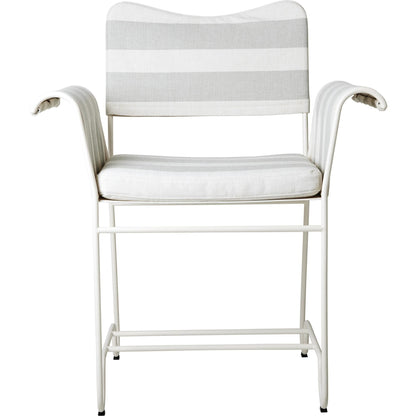 Tropique Dining Chair White/ Leslie Stripe 20