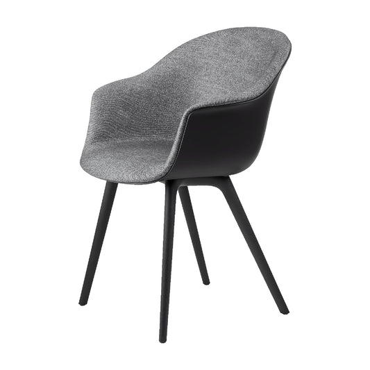 Bat Dining Chair Plastic Leg Front Upholstered In Plain 0023