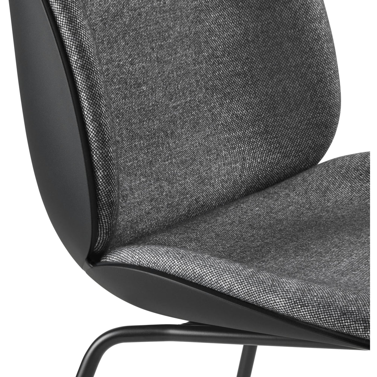 Beetle Dining Chair Front Upholstered In Plain 0023