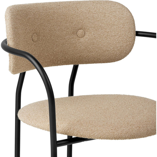 Coco Dining Chair M. Armrests Around Bouclé 004
