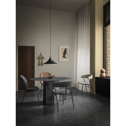 Violin Dining Chair Around Bouclé 032