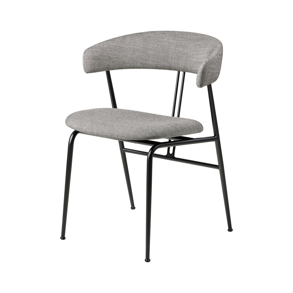 Violin Dining Chair Around Bouclé 032