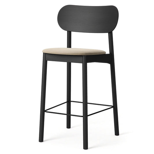 Decotique Elephant Bar Stool Black/Beige Velvet