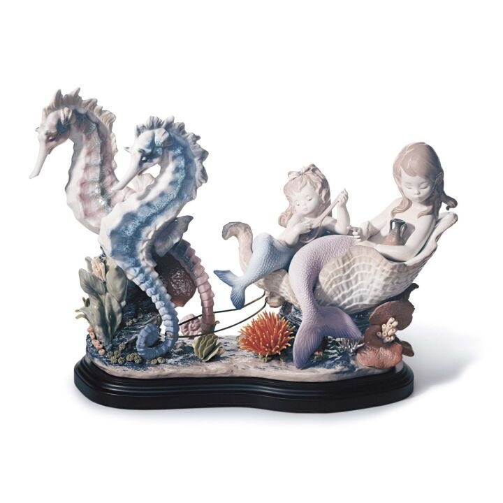 Underwater Journey Mermaid Figurine by Lladró #Limited Edition