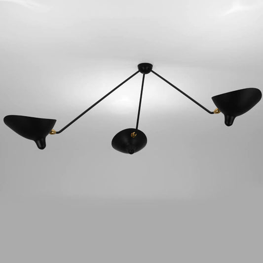 SPIDER PAR3B - Adjustable metal ceiling lamp