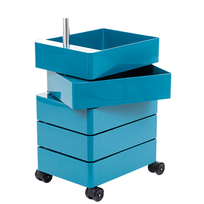 360° - ABS chest of 5 drawers with casters