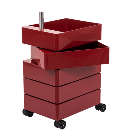360° - ABS chest of 5 drawers with casters