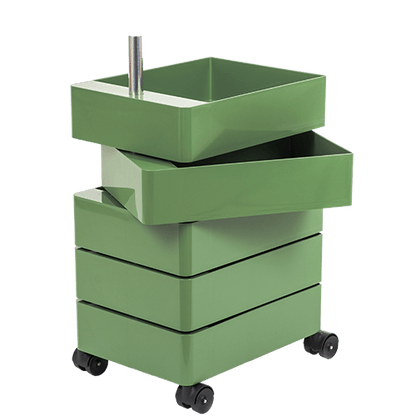 360° - ABS chest of 5 drawers with casters
