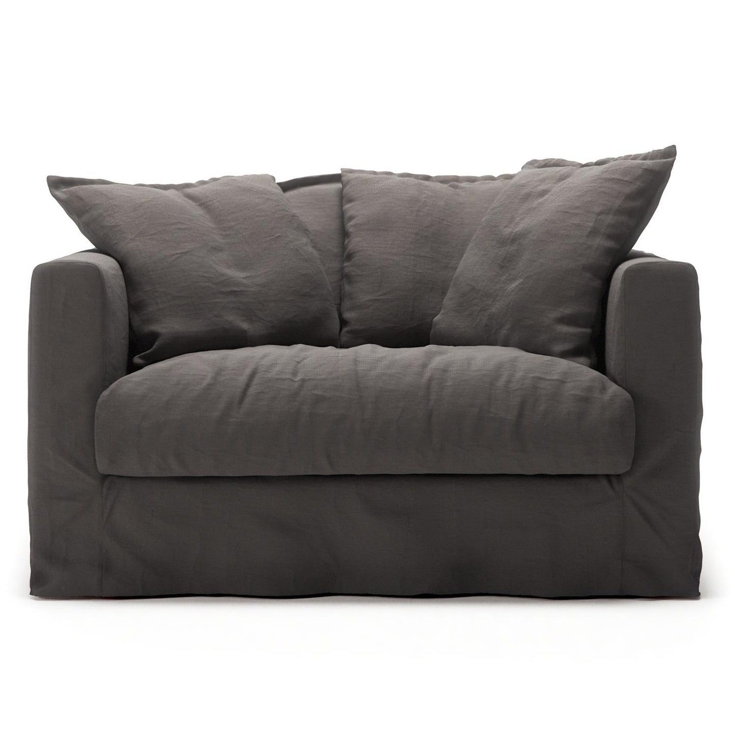 Decotique Le Grand Air Love Seat Armchair Smoked Granite
