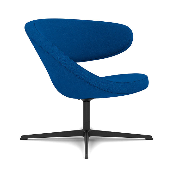 Peel™ Club - Swivel upholstered armchair (Upholstery Material - Hallingdal 65)