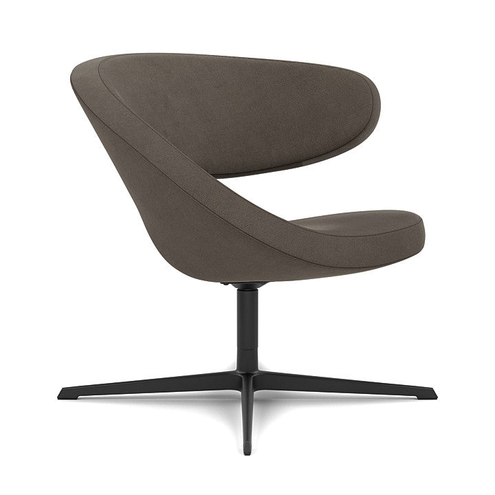 Peel™ Club - Swivel upholstered armchair (Upholstery Material - Reflect)