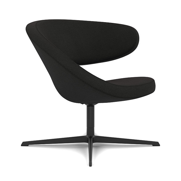 Peel™ Club - Swivel upholstered armchair (Upholstery Material - Reflect)