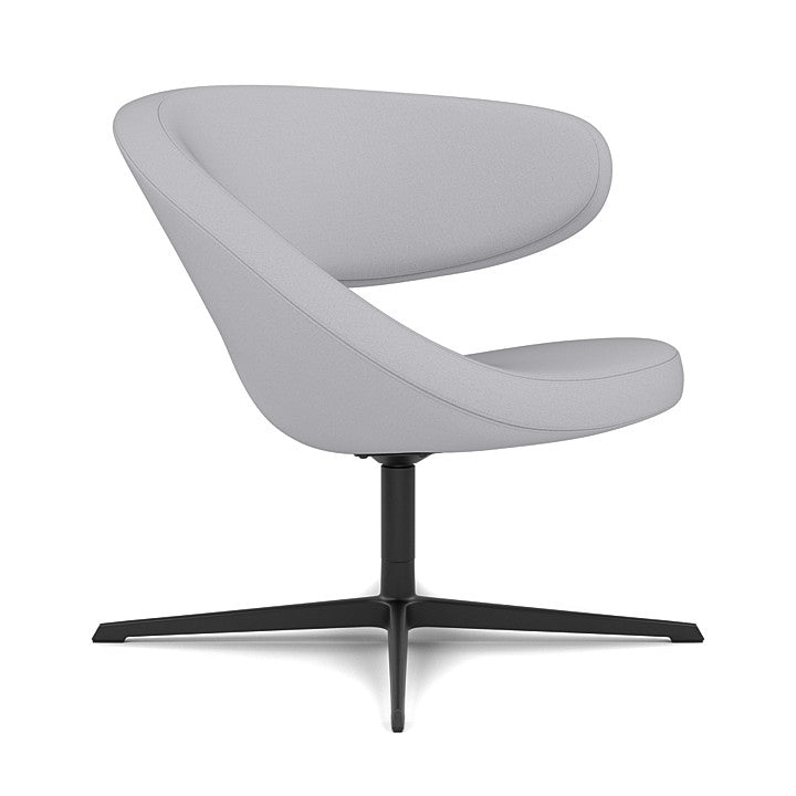 Peel™ Club - Swivel upholstered armchair (Upholstery Material - Reflect)