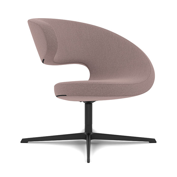 Peel™ Club - Swivel upholstered armchair (Upholstery Material - Re-Wool) by Varier Furniture