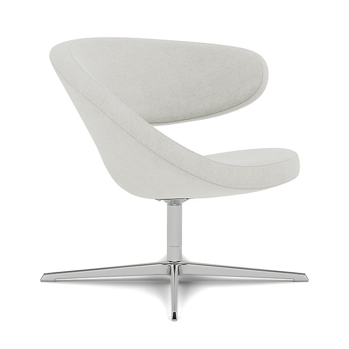 Peel™ Club - Swivel upholstered armchair (Upholstery Material - Fiord 2)