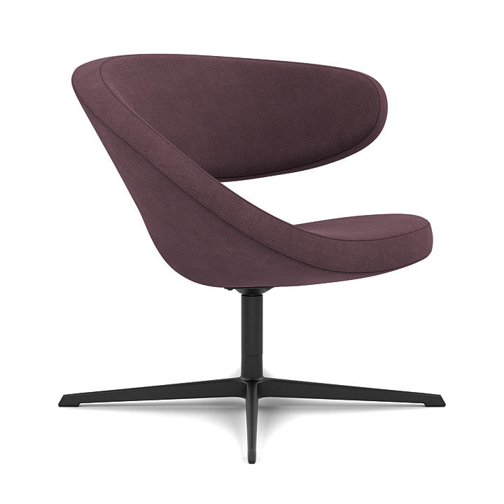 Peel™ Club - Swivel upholstered armchair (Upholstery Material - Fiord 2)