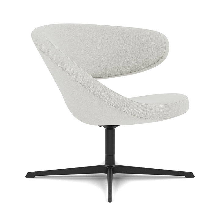 Peel™ Club - Swivel upholstered armchair (Upholstery Material - Fiord 2)