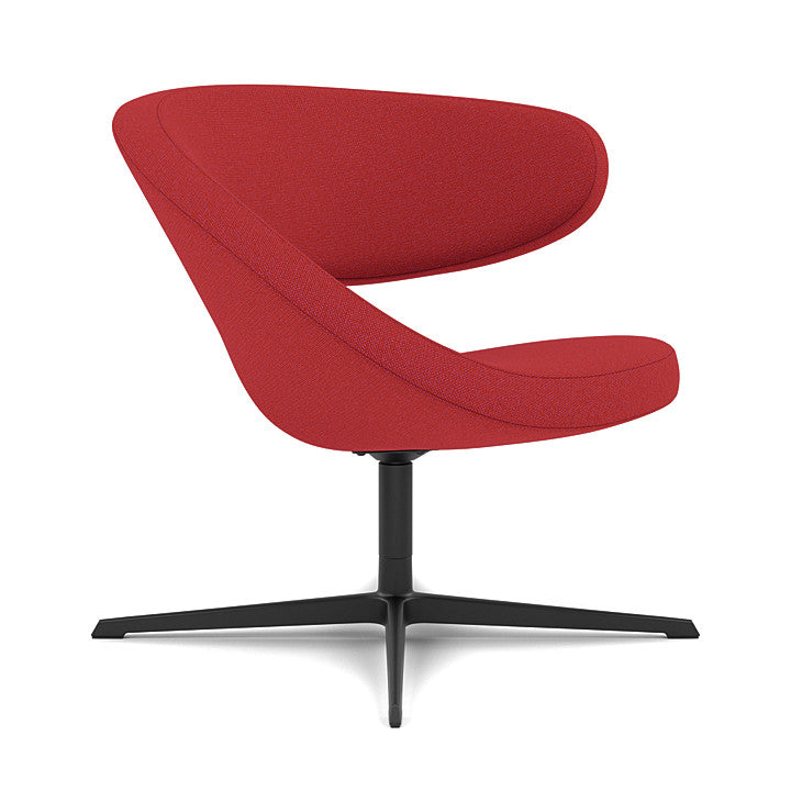 Peel™ Club - Swivel upholstered armchair (Upholstery Material - Hallingdal 65)