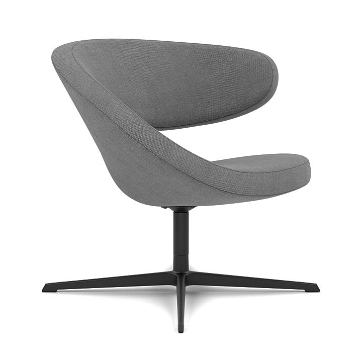 Peel™ Club - Swivel upholstered armchair (Upholstery Material - Fiord 2)