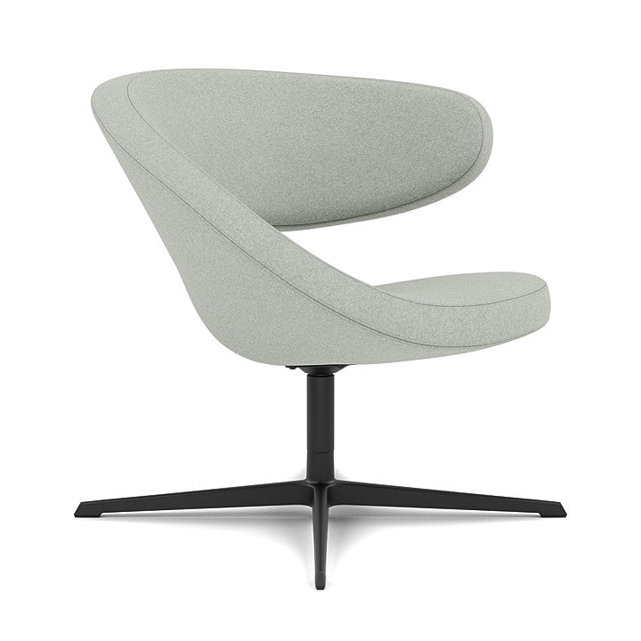 Peel™ Club - Swivel upholstered armchair (Upholstery Material - Divina Melange)