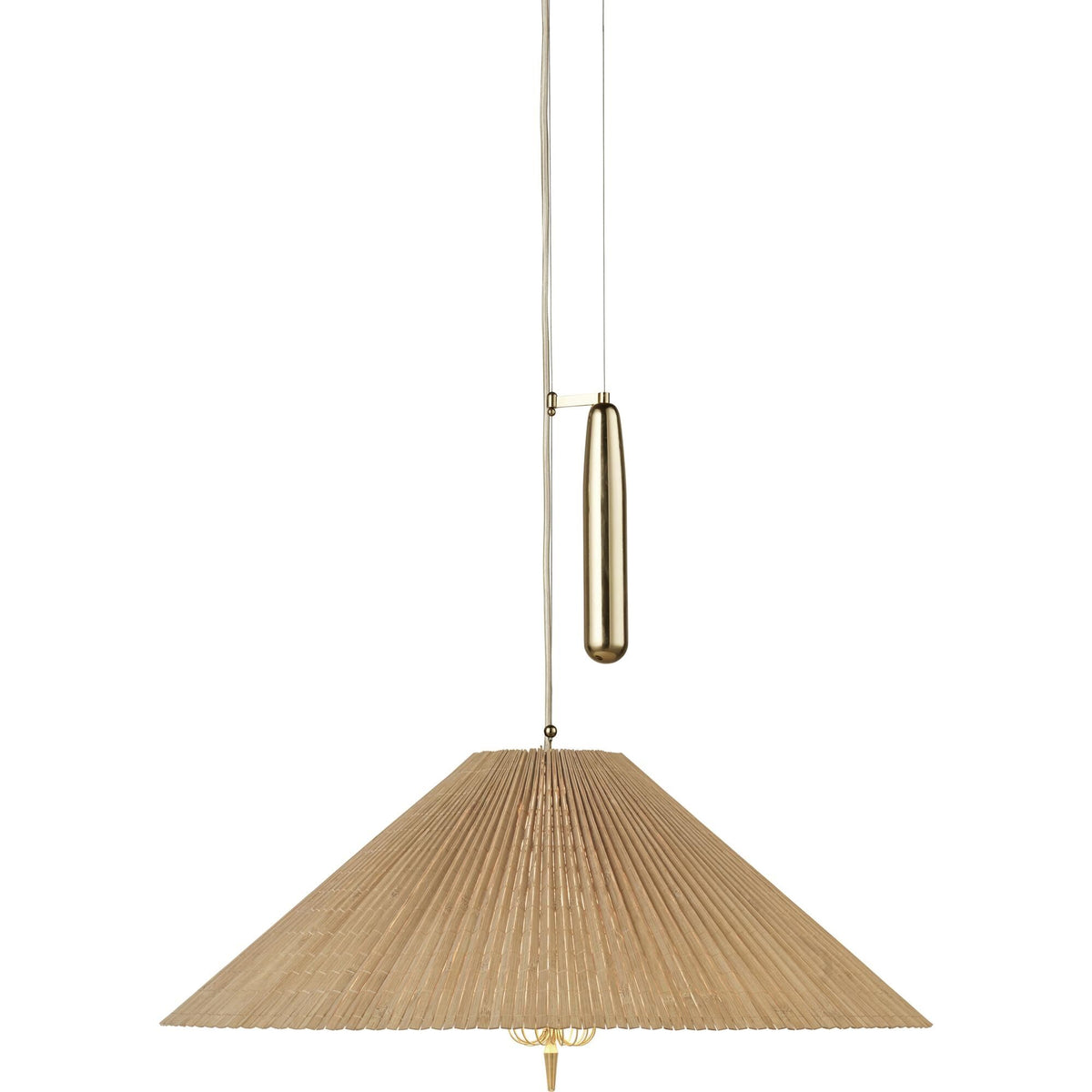 Tynell Collection A1972 Pendant Brass/ Bamboo