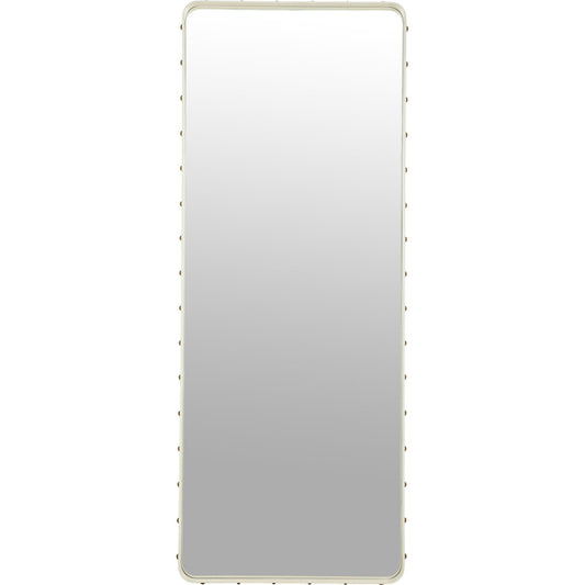 Adnet Mirror 70x180 Cream Leather